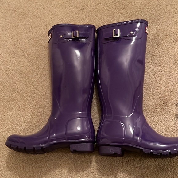 HUNTER purple rain boots - Picture 4 of 5